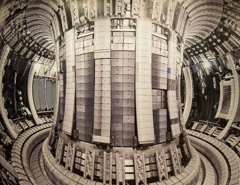 JET tokamak reactor