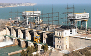 Qairokkum hydropower plant - photo credit EBRD