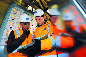 Workers at Costain