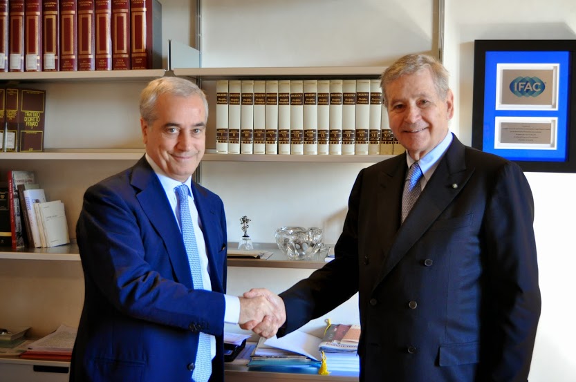 Gerardo Longobardi e Giovanni Castellaneta - Roma, 21.04.2015, foto SACE