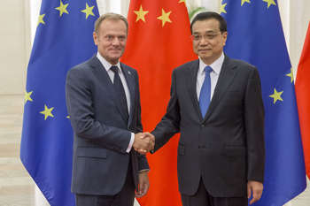 Mr Donald Tusk and Mr Li Keqiang -photocredit Consilium 2016