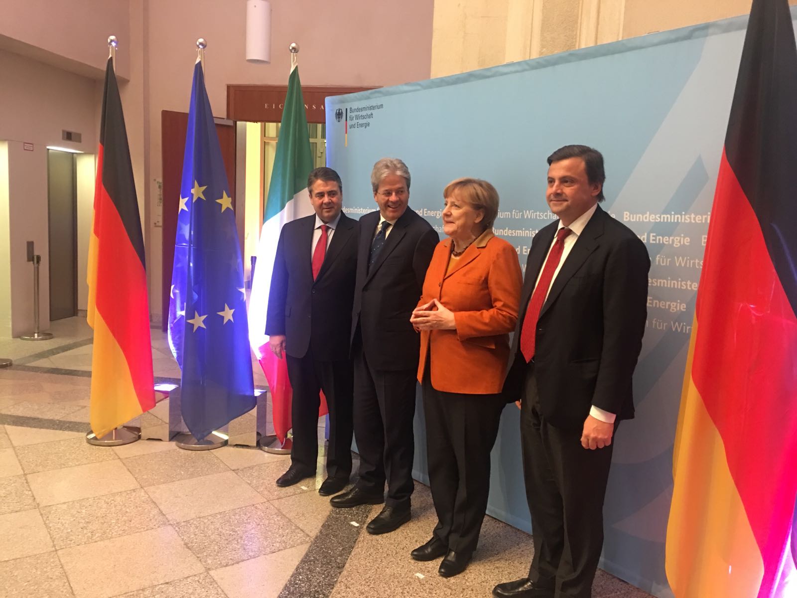 Conferenza Italia-Germania - Foto del Ministero dello Sviluppo Economico