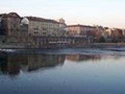 Fiume Po presso il Ponte Vittorio Emanuele I