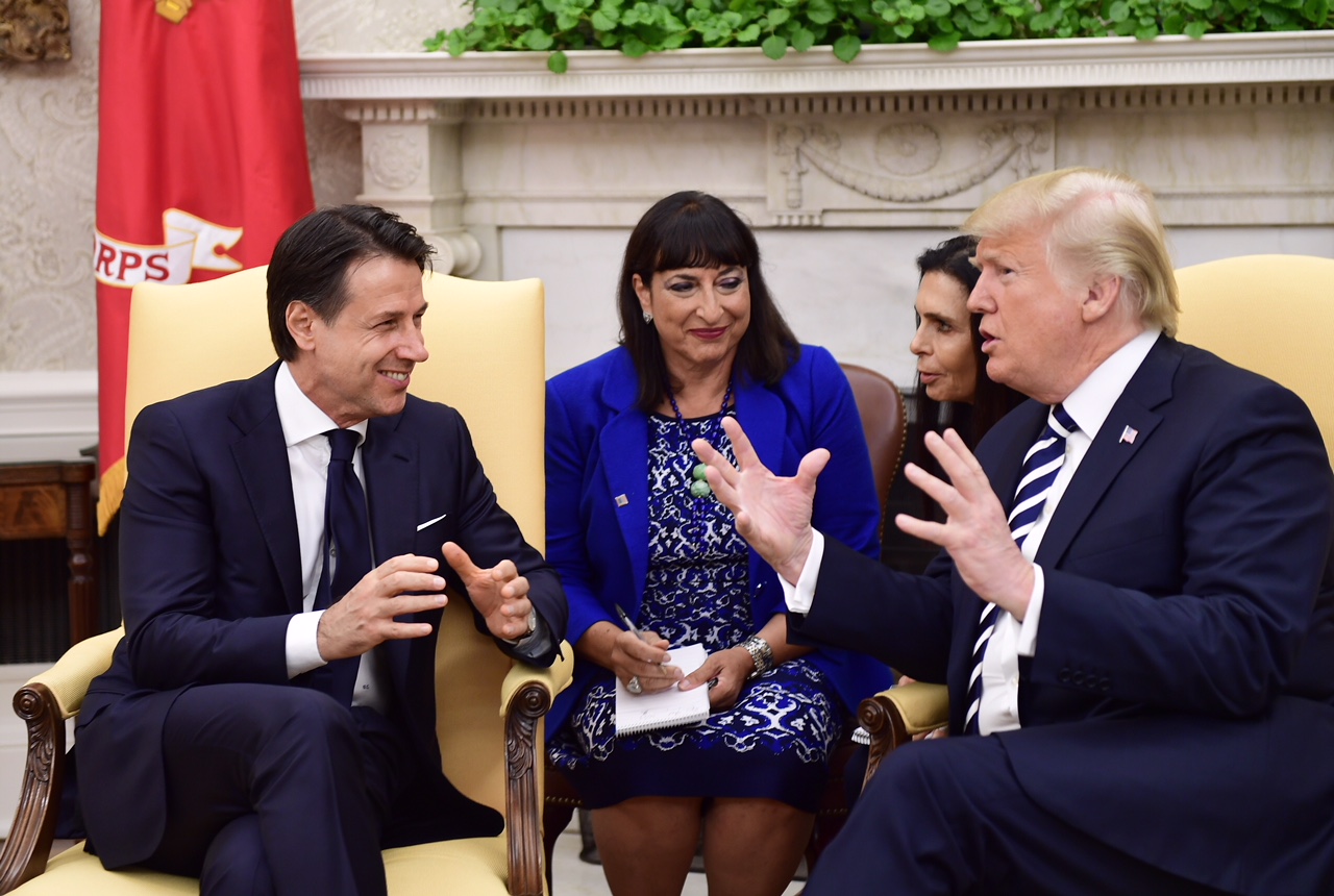 Conte-Trump: Foto di Governo.it