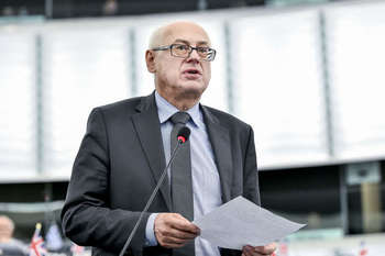 Zdzisław Krasnodębski - photo credit: Marc Dossmann © European Union 2018 - Source: EP