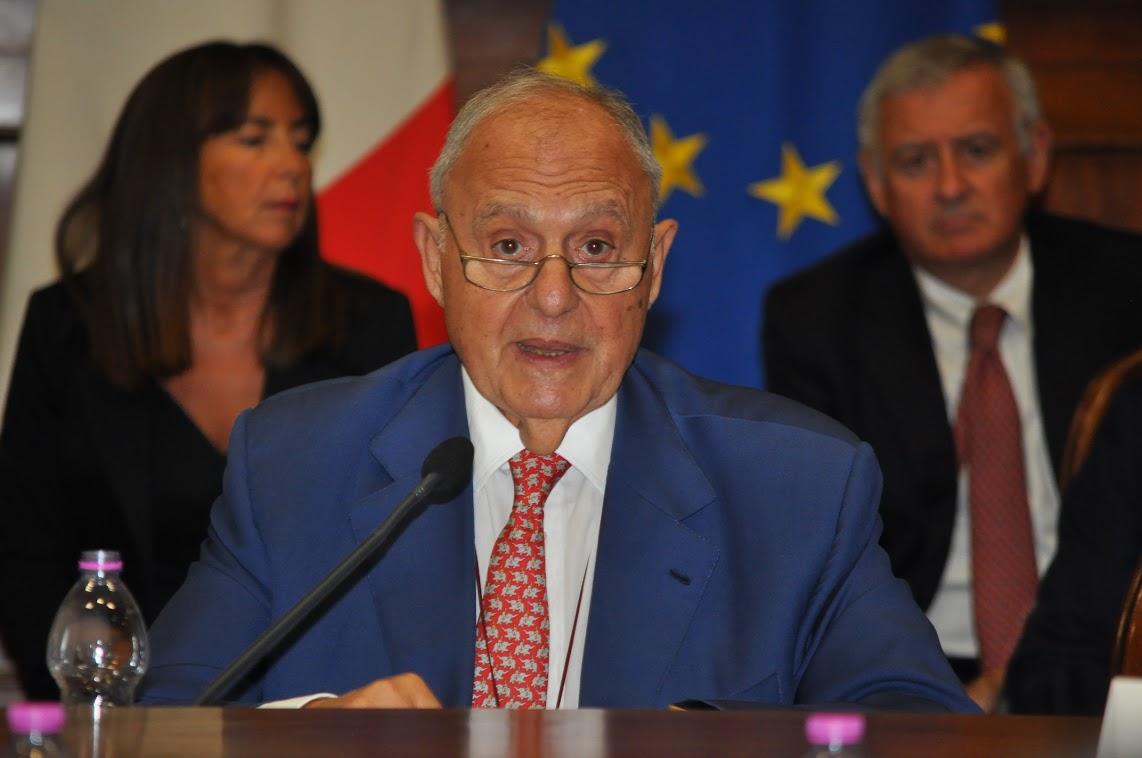 Paolo Savona - photo credit: Dipartimento Politiche europee