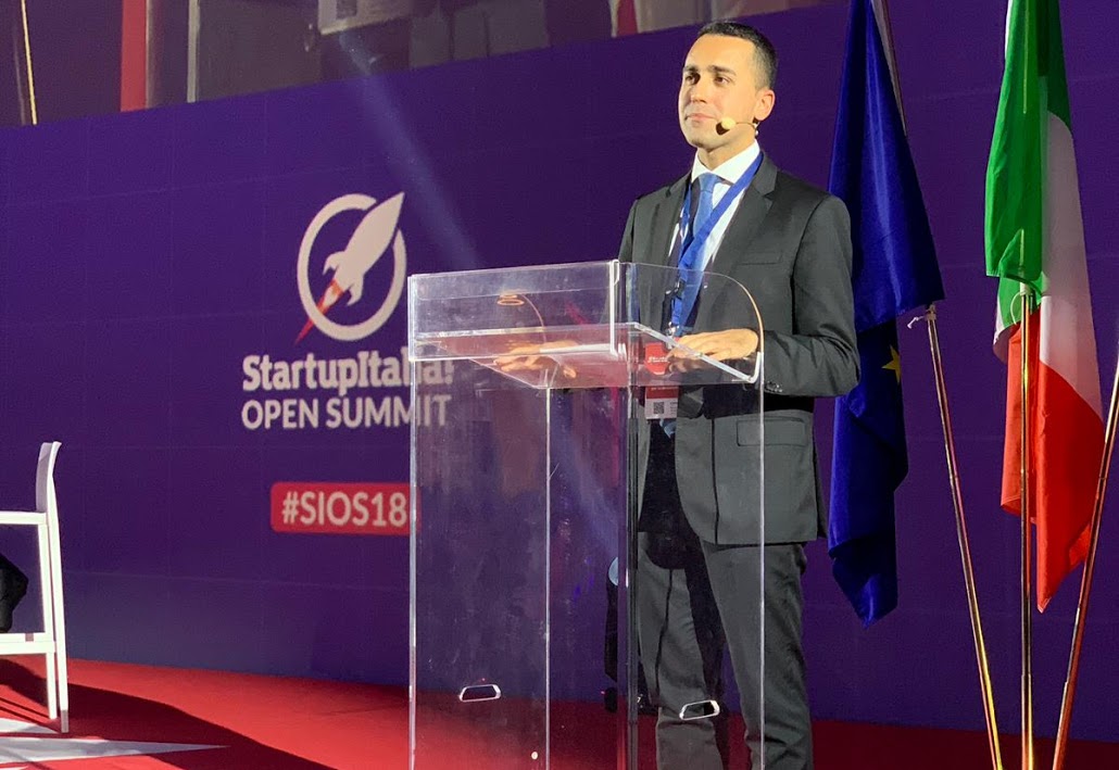 Luigi Di Maio - Photo credit: pagina Twitter StartupItalia!