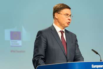 Valdis Dombrovskis - Copyright: European Union, 2020 - Photographer: Aurore Martignoni