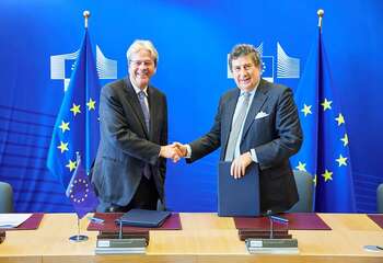 Gentiloni e Monticelli - Photo credit: Photographer: Claudio Centonze - European Union, 2022