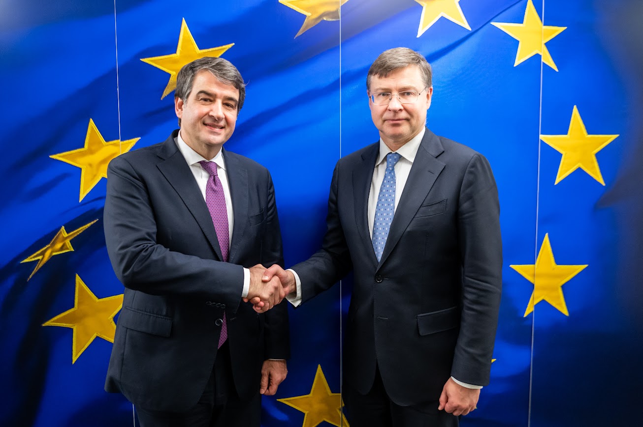 Fitto e Dombrovskis - Photo credit: European Union, 2024 - Photographer: Aurore Martignoni