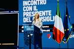 Meloni al Meeting di Rimini 2025 - Photo credit: Palazzo Chigi