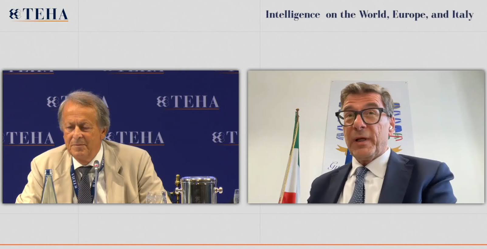 Intervento del ministro Giancarlo Giorgetti al Forum Cernobbio 2025