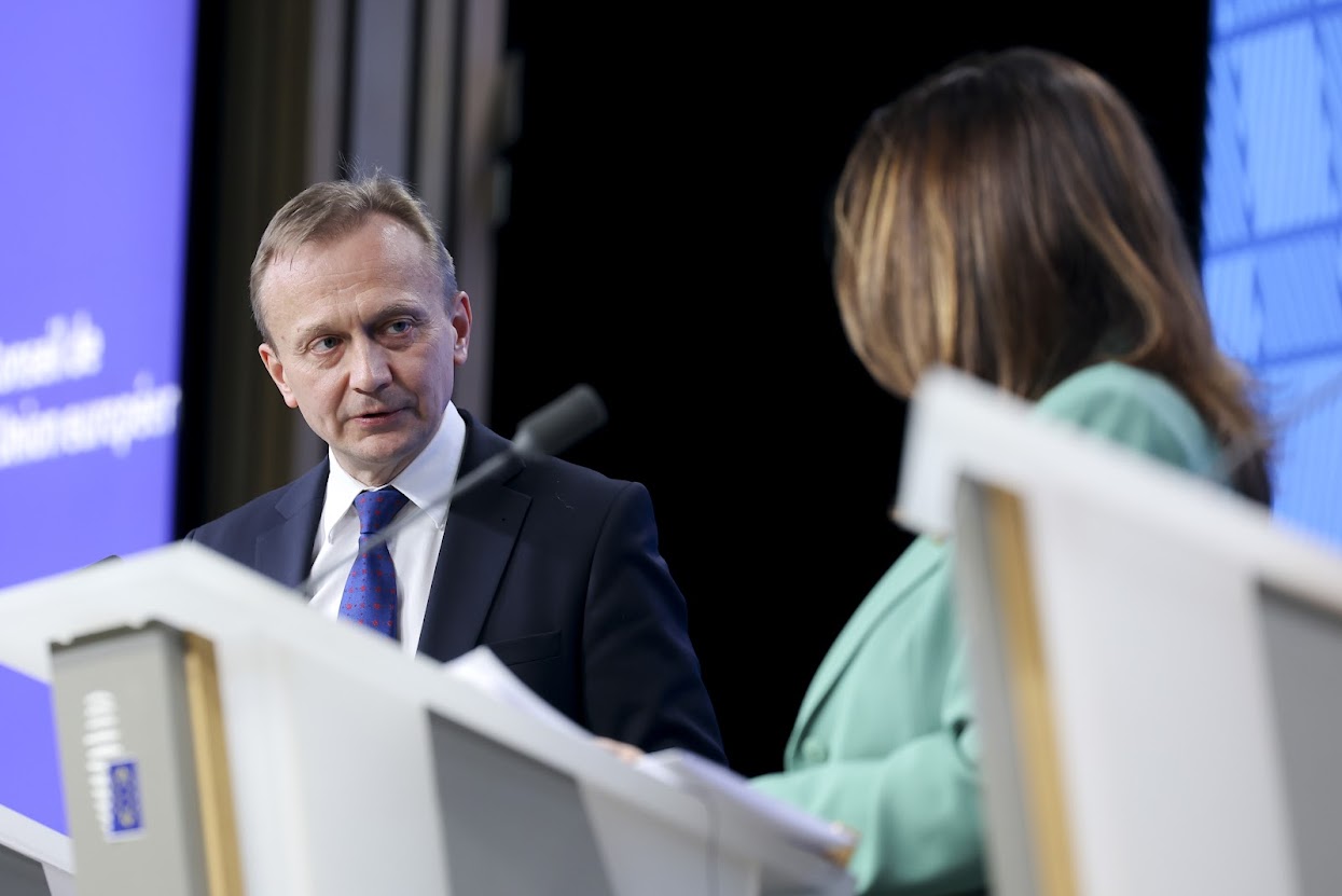 Consiglio Affari generali sul QFP - Commissario Serafin - Photo credit: Copyright: European Union