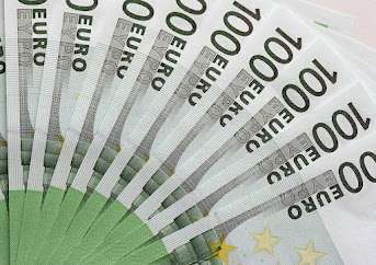 Euro banknotes