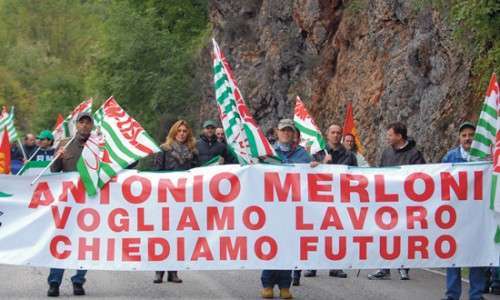 Ex lavoratori ANtonio Merloni Spa